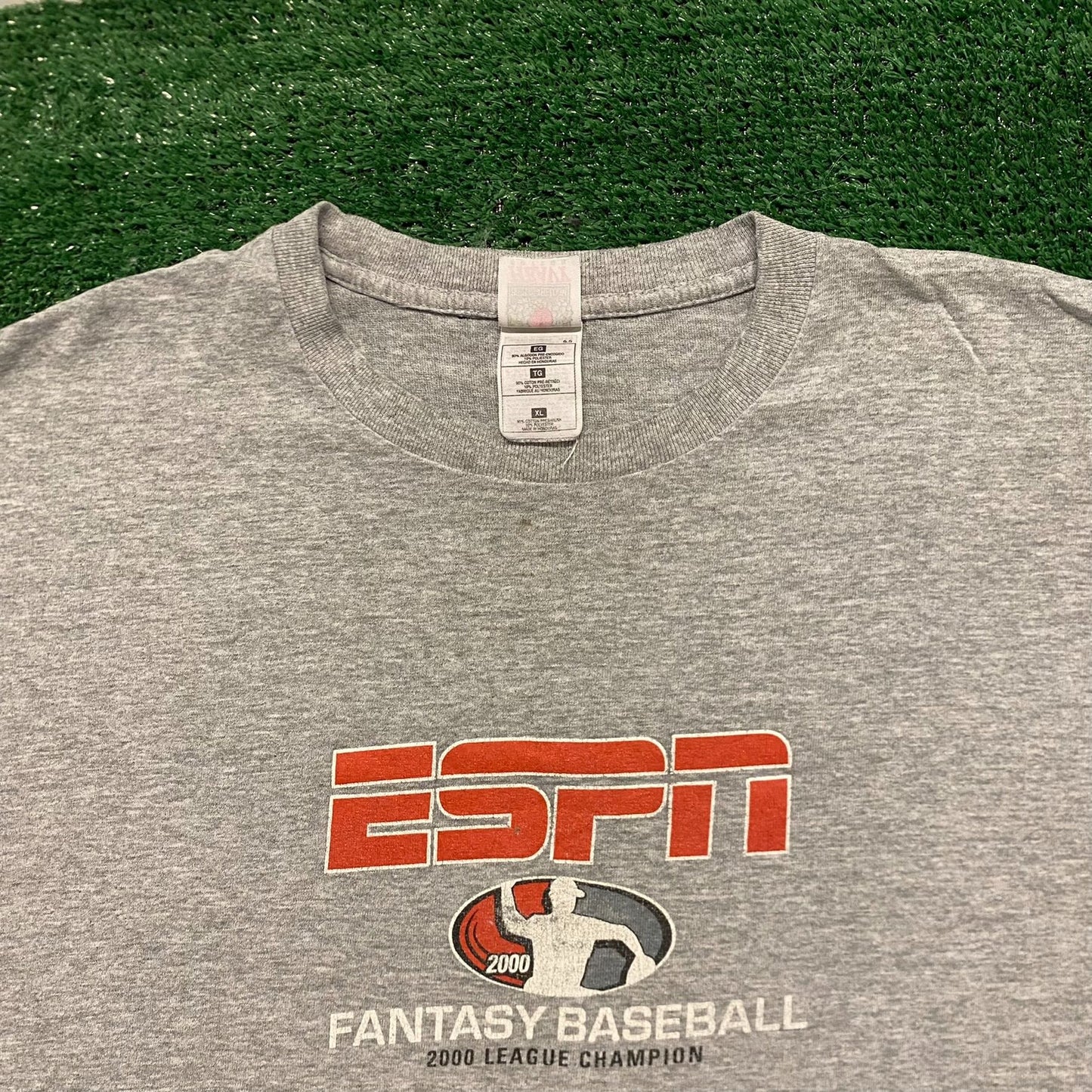 Vintage 2000 ESPN Fantasy Baseball T-Shirt