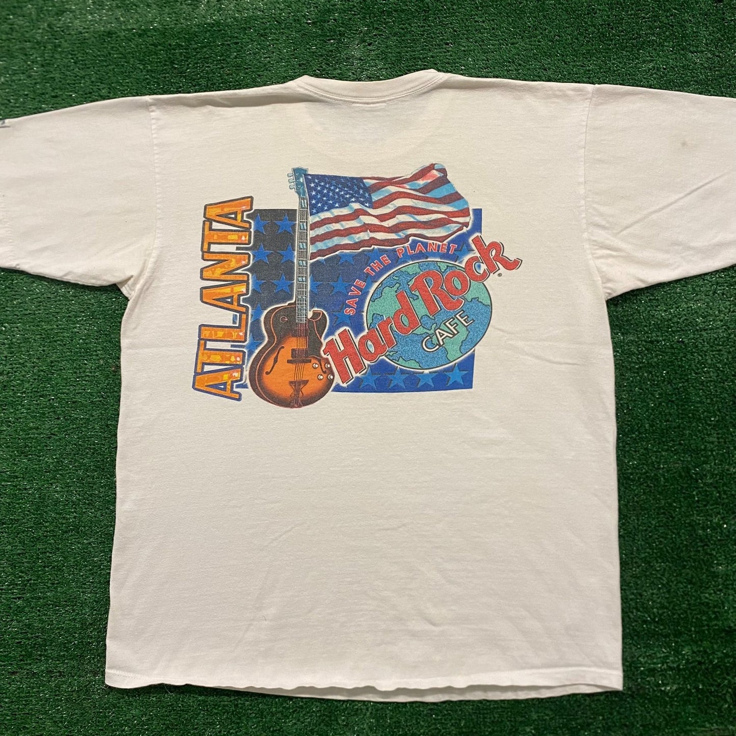 Vintage 90s Hard Rock Atlanta Essential Tourist T-Shirt