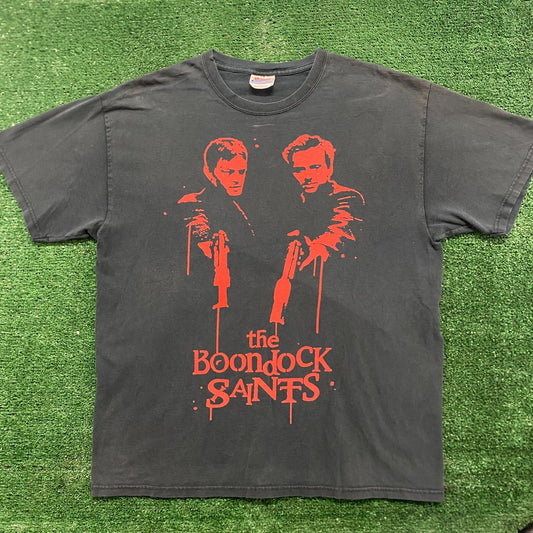 Vintage Y2K Boondock Saints Sun Faded Punk Movie Tee