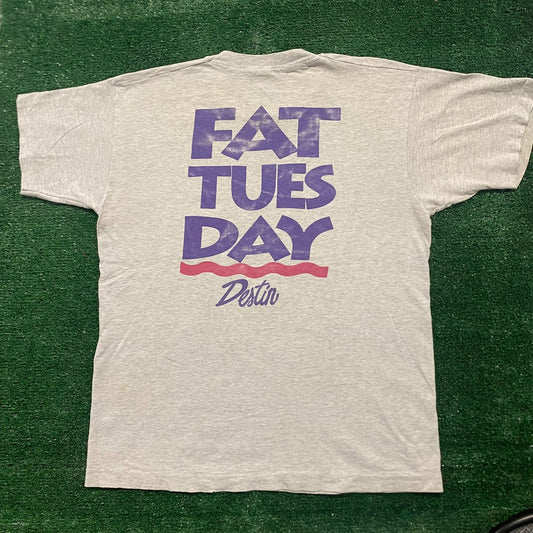 Vintage 90s Essential Fat Tuesday Single Stitch Tourist Tee