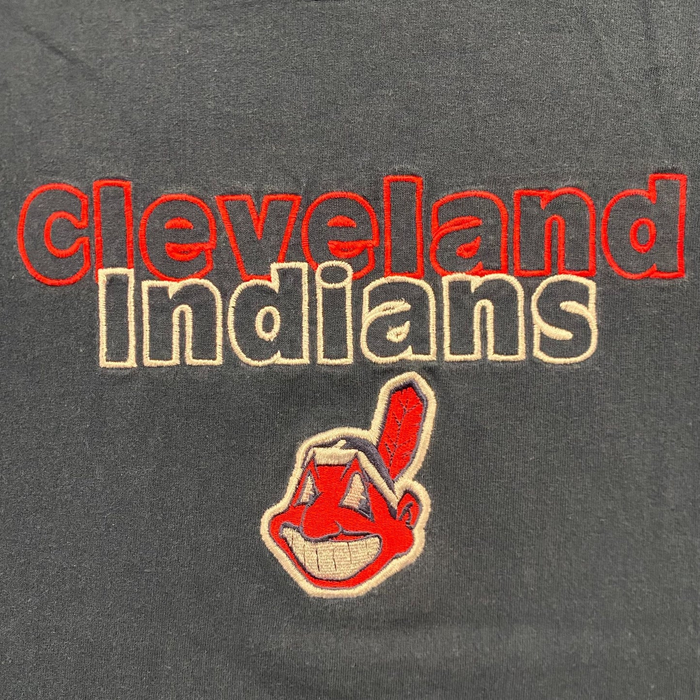 Vintage 90s Cleveland Indians Shirt Chief Wahoo MLB Logo Tee