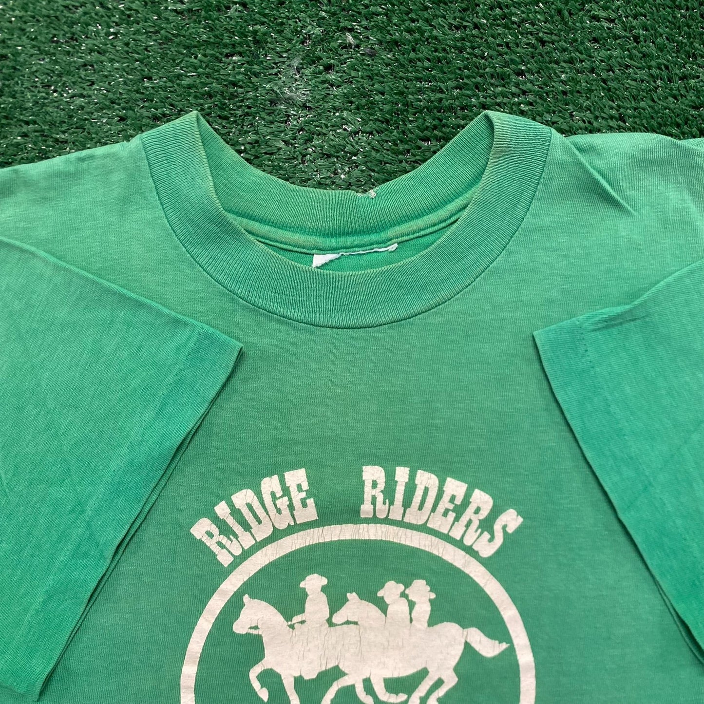 Vintage 80s Essential Trail Ride Cowboys Single Stitch T-Shirt