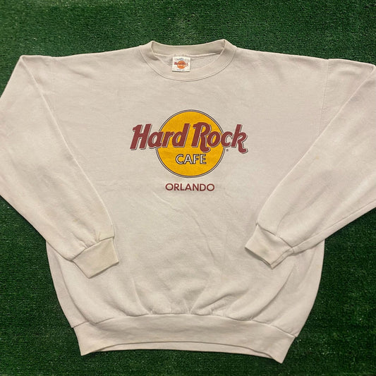 Hard Rock Cafe Orlando Vintage 90s Crewneck Sweatshirt