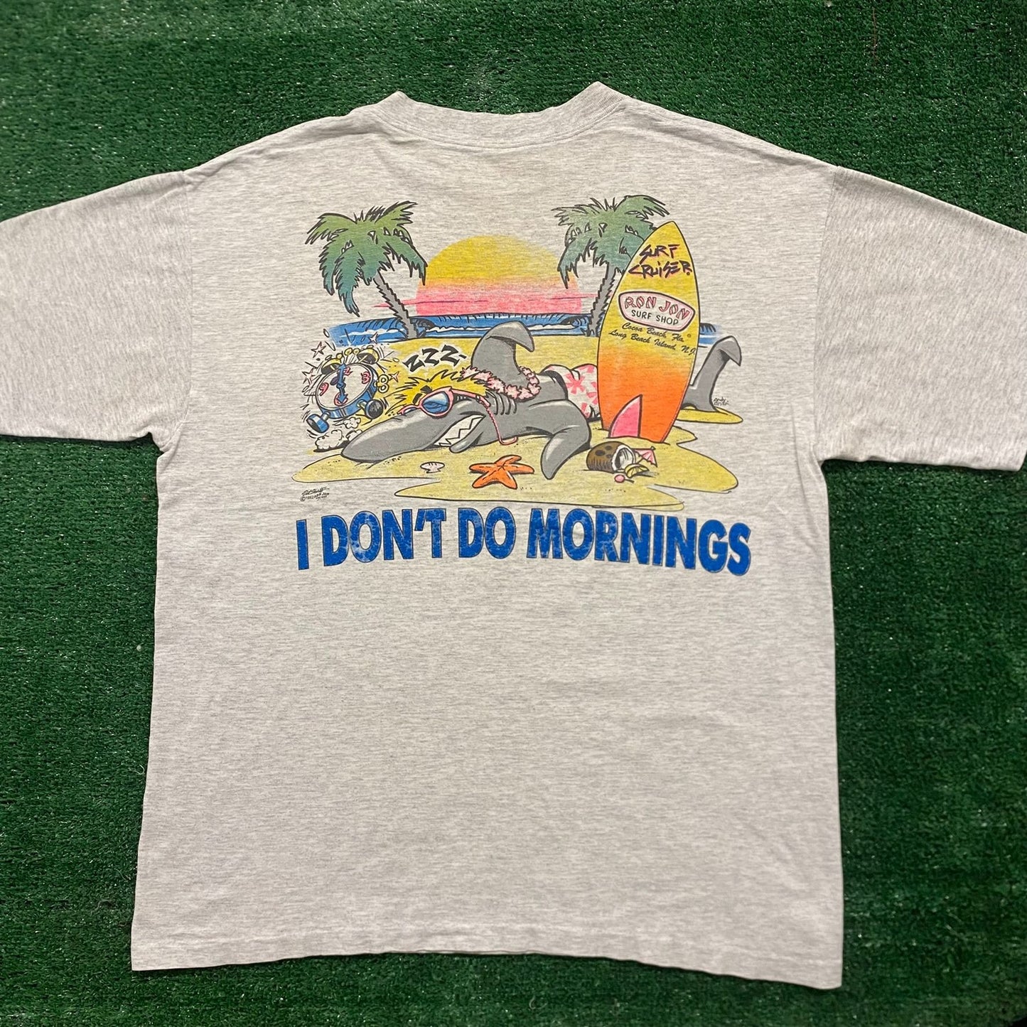 Vintage 90s Ron Jon Surf Shop Single Stitch Baggy T-Shirt