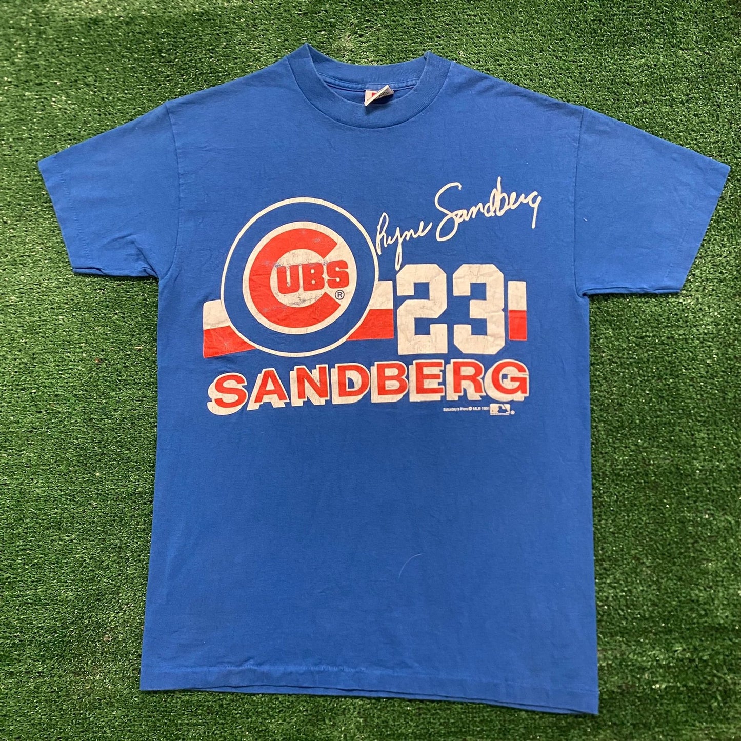 Vintage 90s Essential Chicago Cubs Single Stitch T-Shirt – Agent Thrift