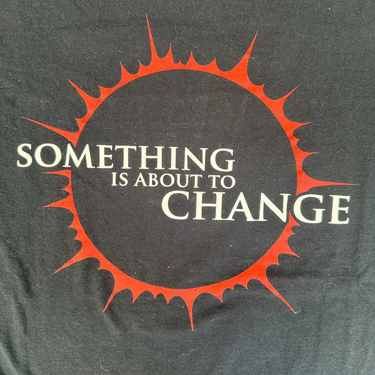 Blood Moon Lunar Eclipse T-Shirt Black Grunge Celestial Astronomy  L