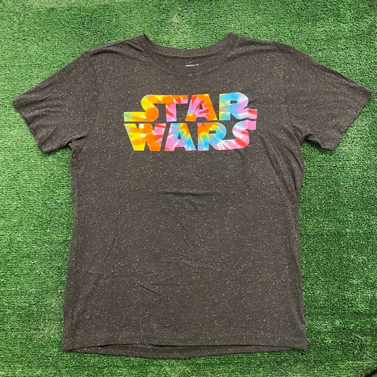 Essential Star Wars Rainbow Spell Out Movie T-Shirt