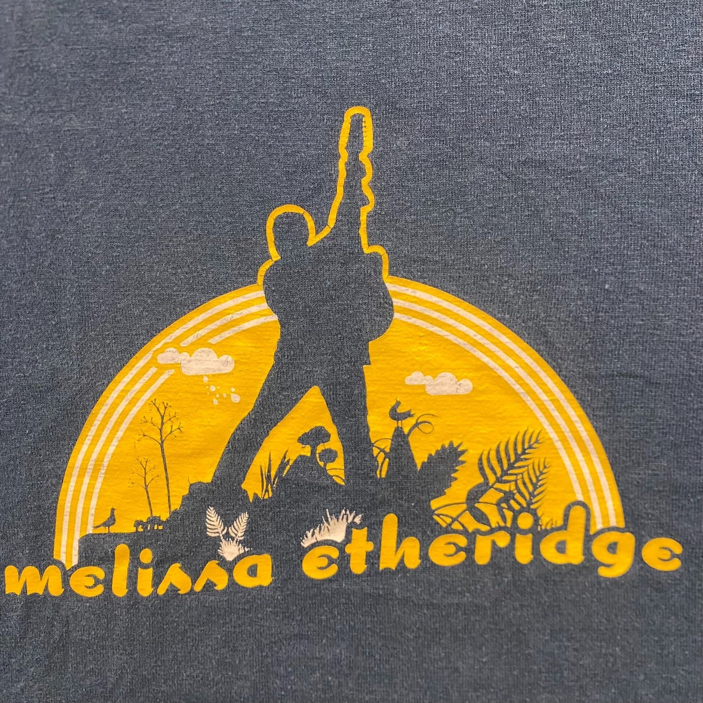 Vintage Y2K Melissa Etheridge Rock Band Sun Faded Baggy Tee