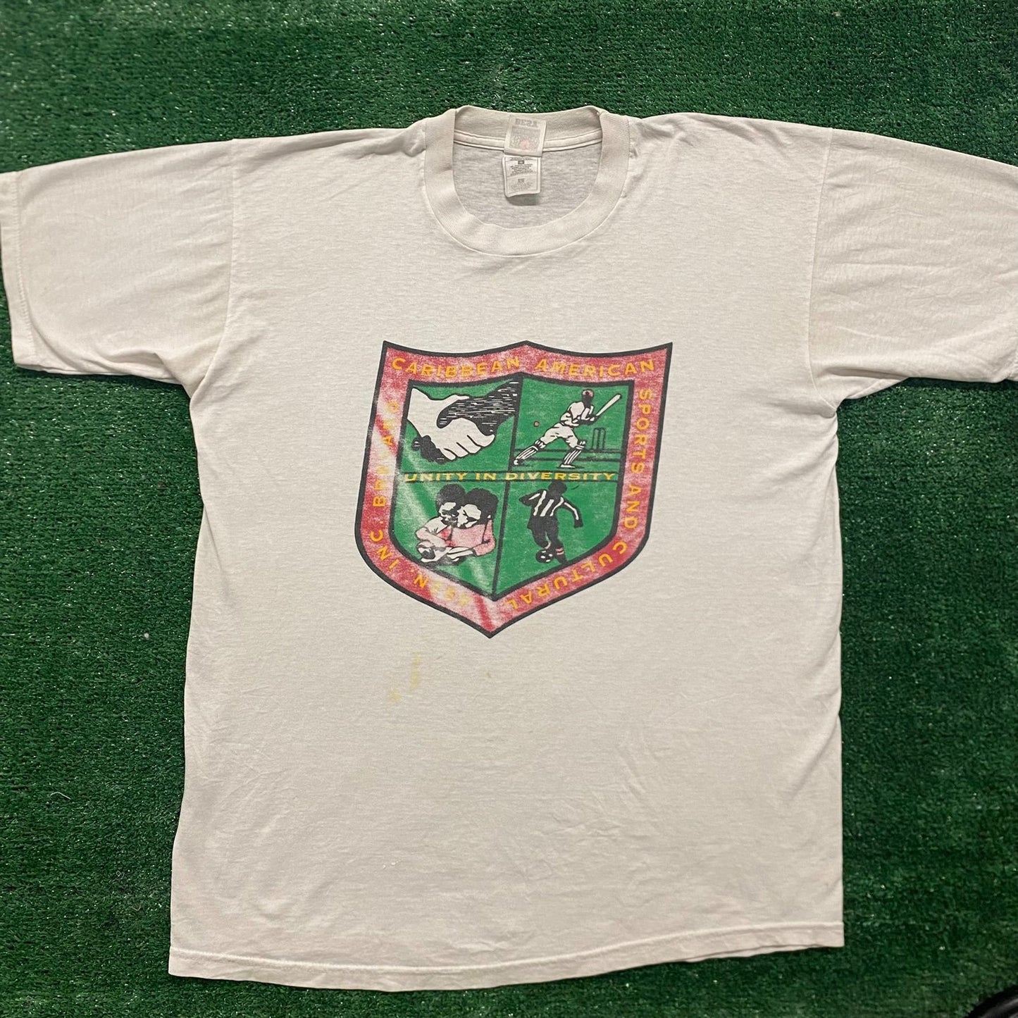 Vintage 90s Caribbean American Sports Culture Essential Tee