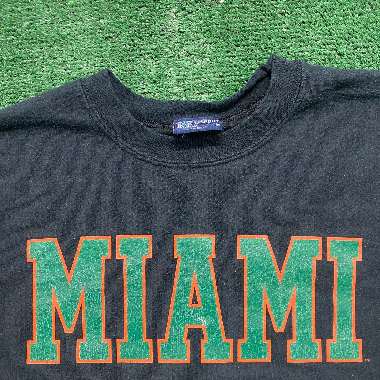 Vintage 90s Miami Hurricanes Sweatshirt College Crewneck