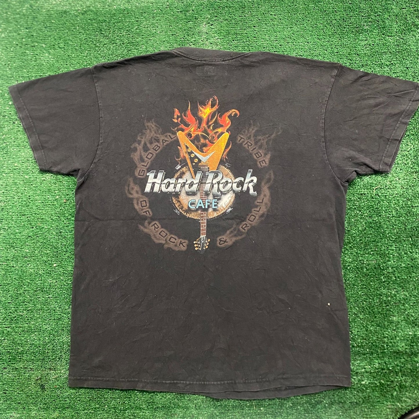 Vintage 90s Hard Rock Cafe Toronto Sun Faded Tourist Tee