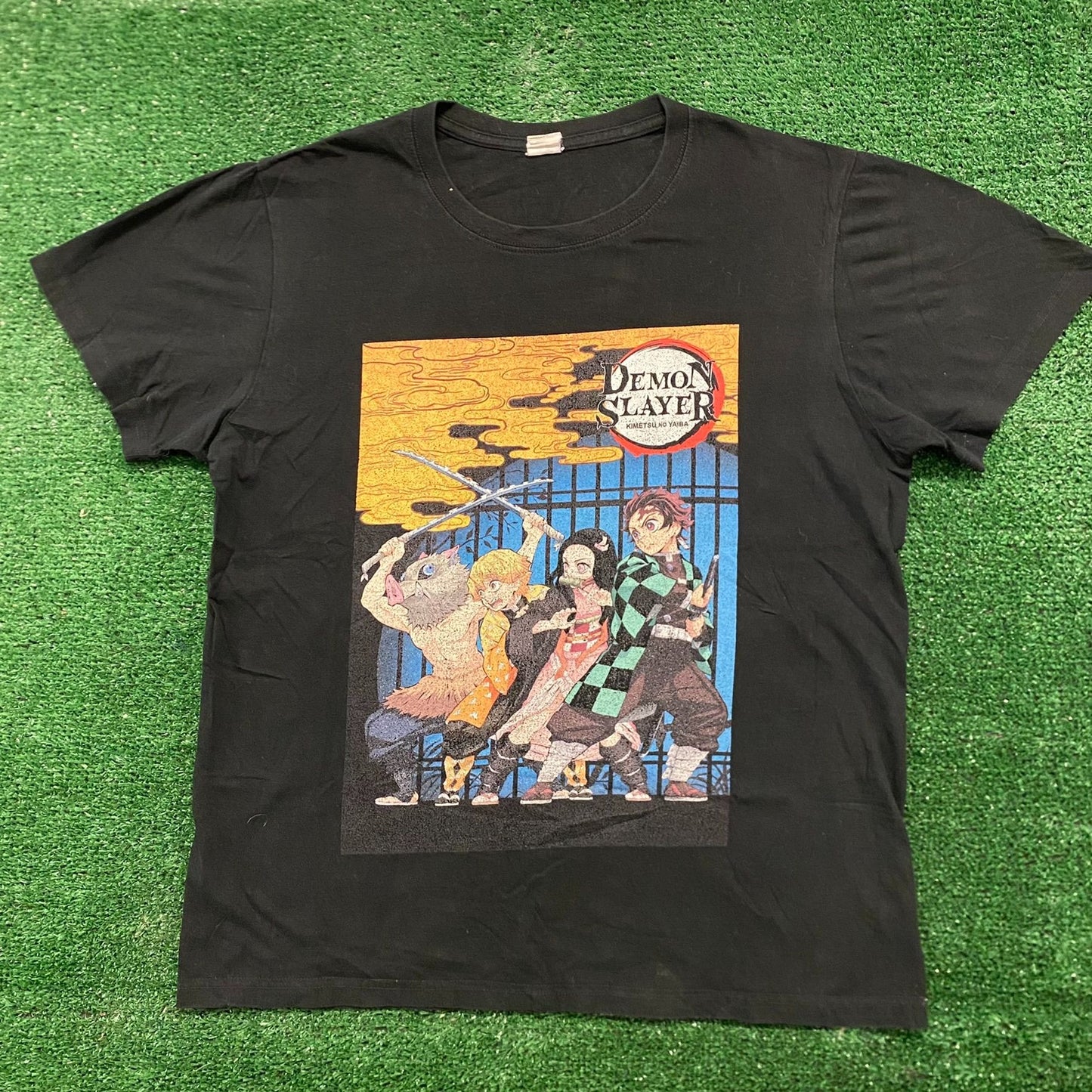 Demon Slayer Kimetsu No Yaiba Vintage Anime Manga T-Shirt