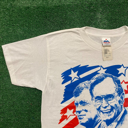 Vintage 90s Deadstock George Bush Campaign USA T-Shirt