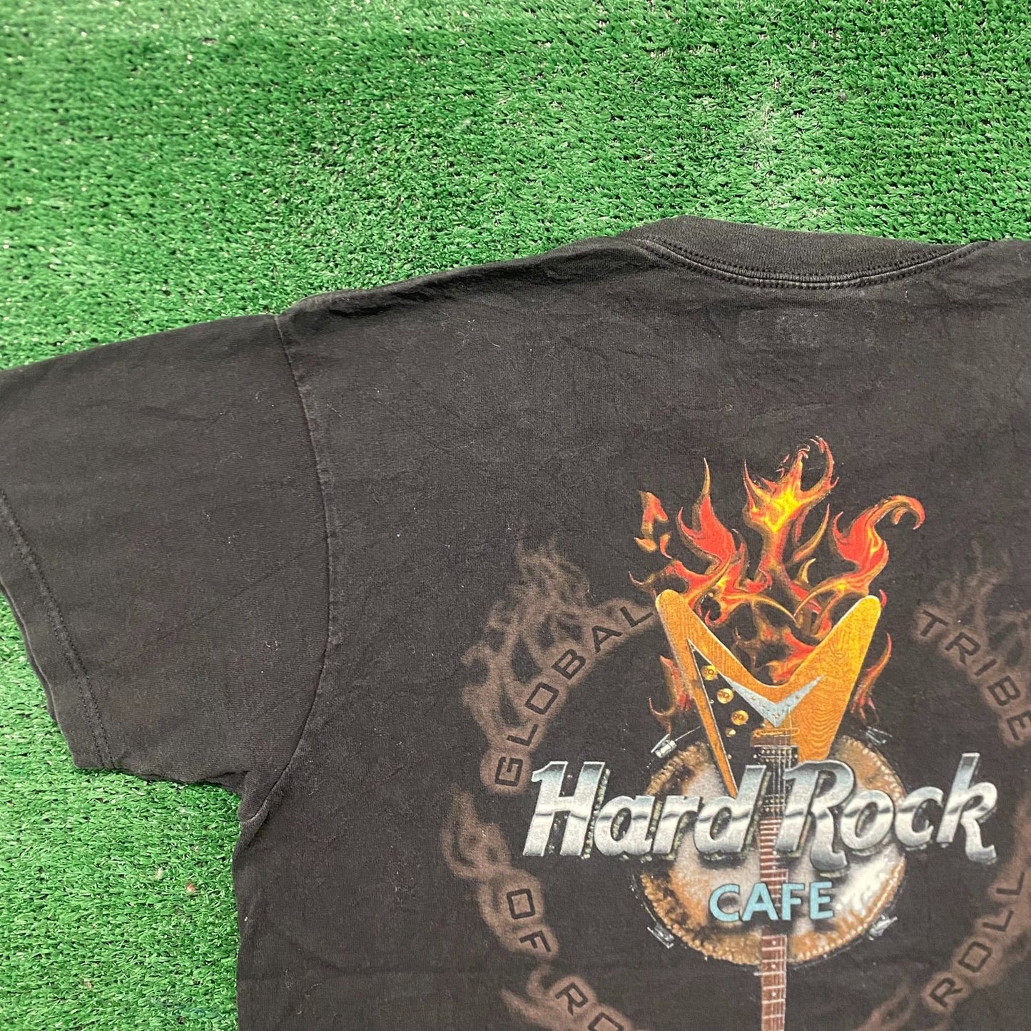 Vintage 90s Hard Rock Cafe Toronto Sun Faded Tourist Tee