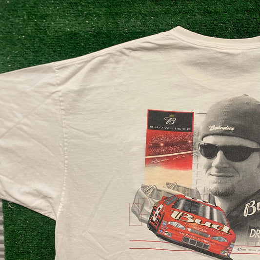 Vintage 90s Budweiser NASCAR Shirt Dale Earnhardt Racing Tee