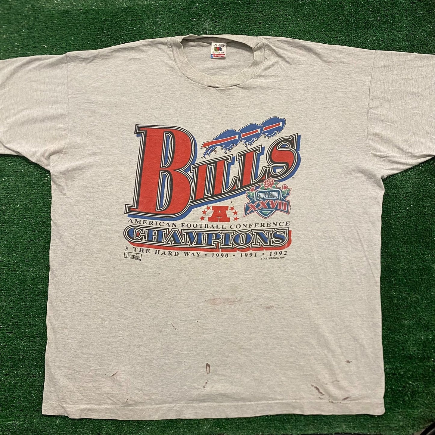 Vintage 90s Essential Buffalo Bills Single Stitch Sports Tee