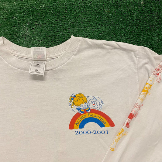 Action Reaction Unicorn Rainbow Vintage 90s T-Shirt