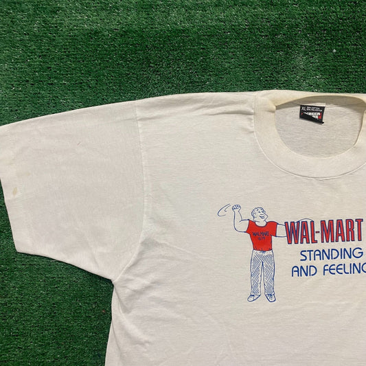 Vintage 80s Wal-Mart Employee Shirt Single Stitch Worker Tee