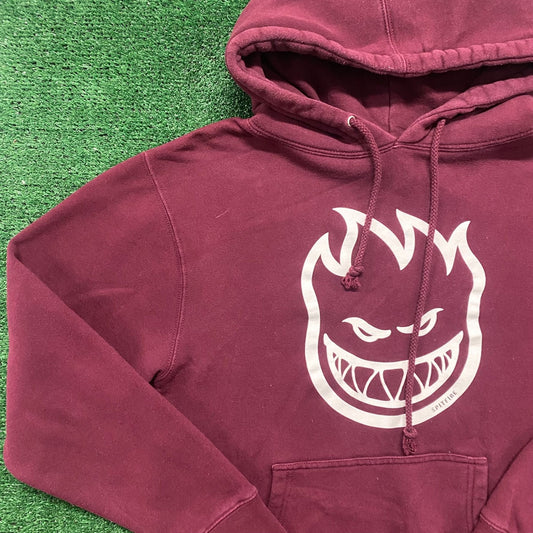 Vintage Y2K Spitfire Skateboard Bighead Logo Skater Hoodie