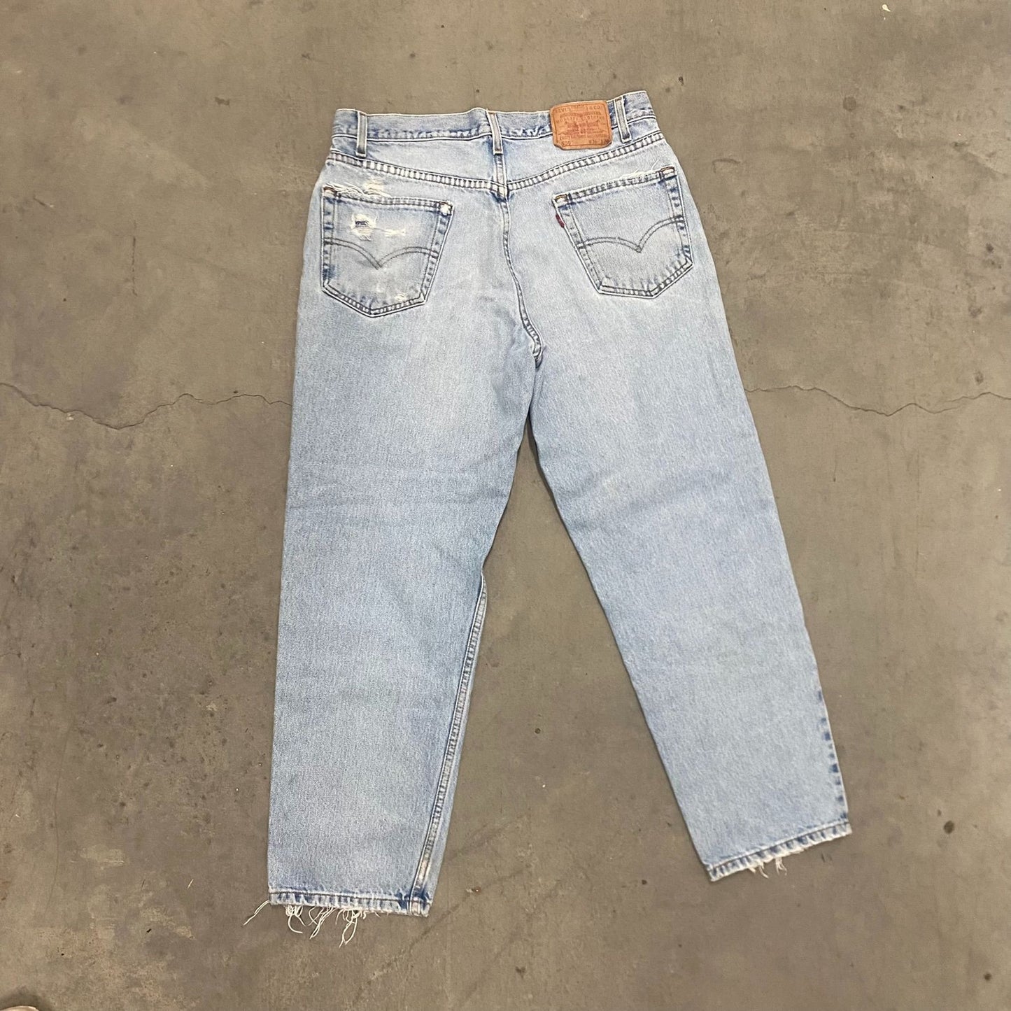 Vintage 90s Levi's 550 Jeans Distressed Faded Denim Pants