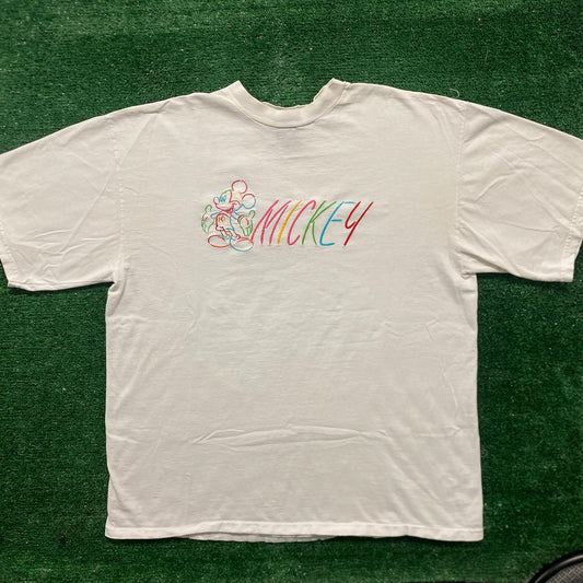 Vintage 90s Jerry Leigh Mickey Mouse Shirt Single Stitch Tee