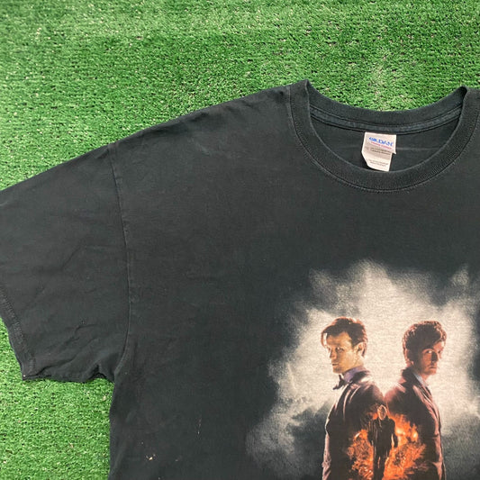 Vintage Y2K BBC Doctor Who 50th Anniversary Sci Fi TV Tee