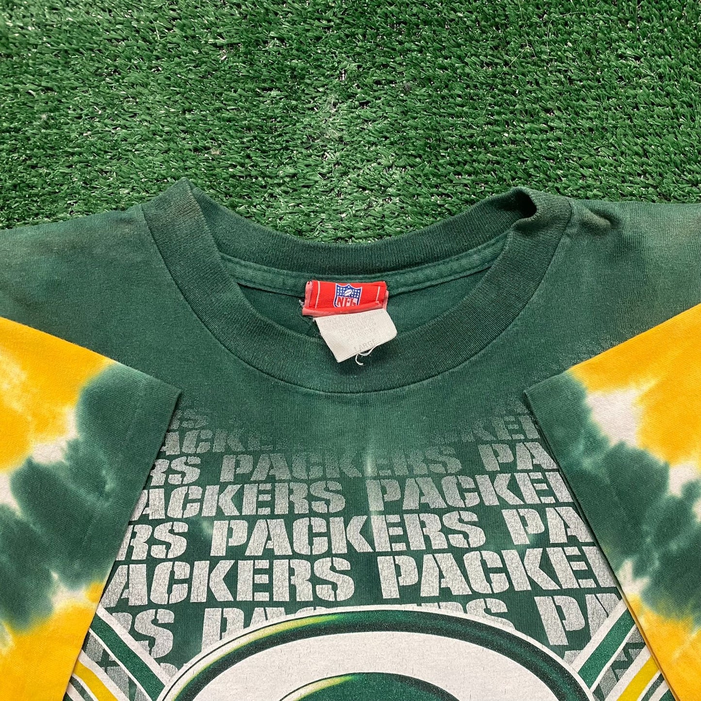 Vintage 90s Packers Football Single Stitch NFL Sports Tee