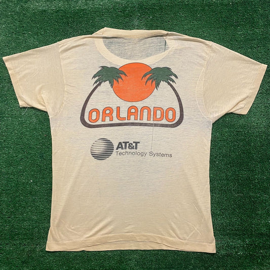 Vintage 80s AT&T Orlando Shirt Single Stitch Telephone Tee