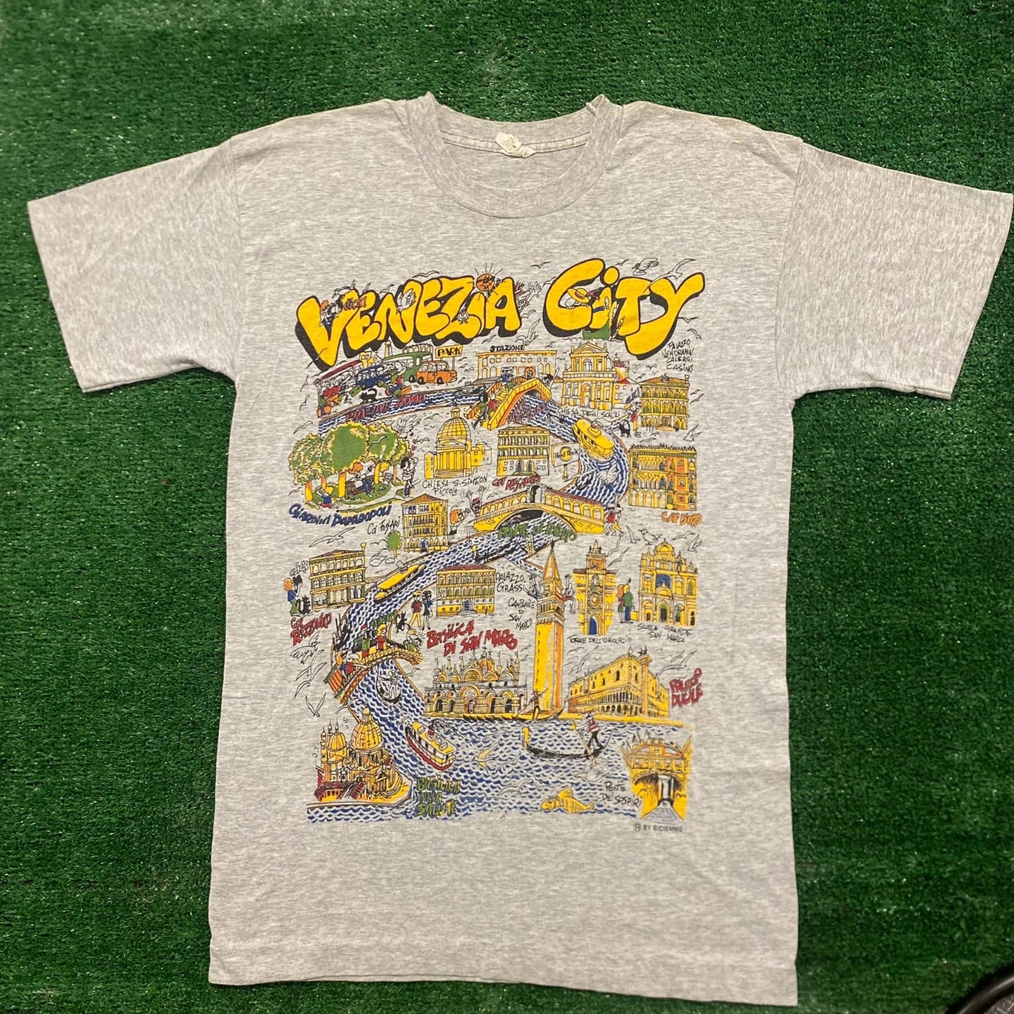Vintage 90s Venice Italy Tourist Destination T-Shirt