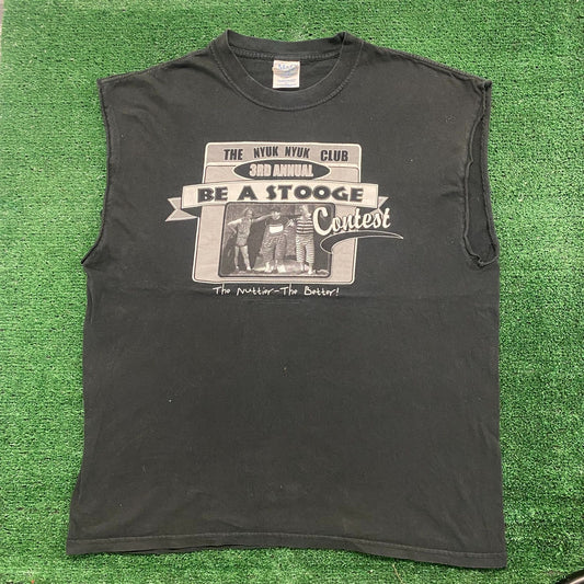 Vintage Y2K Three Stooges Baggy Essential Funny Movie Tank