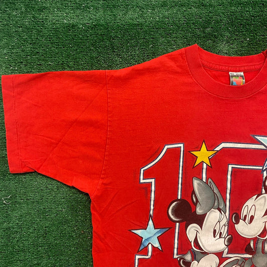 Vintage 90s Mickey Mouse Shirt Disney Minnie Cartoon Tee