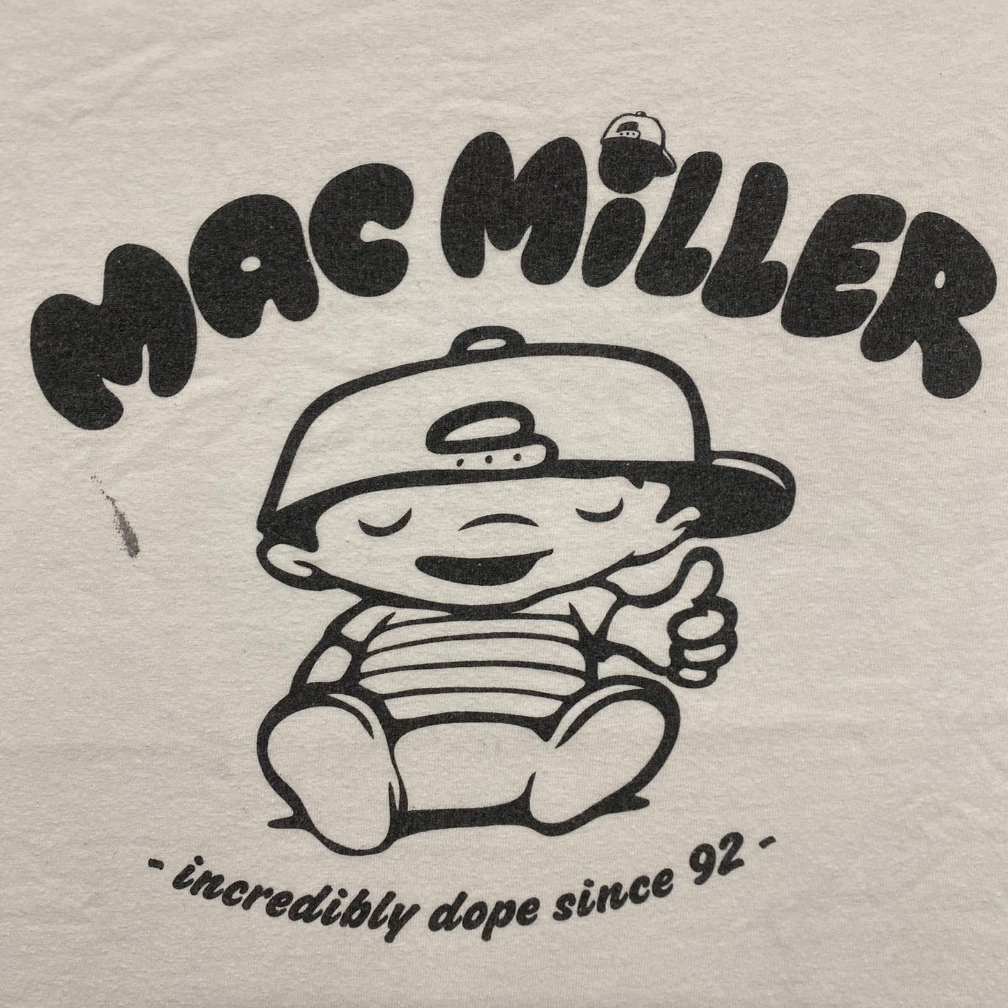 Vintage Y2K Mac Miller Rap Shirt Thumbs Up Skater Tee