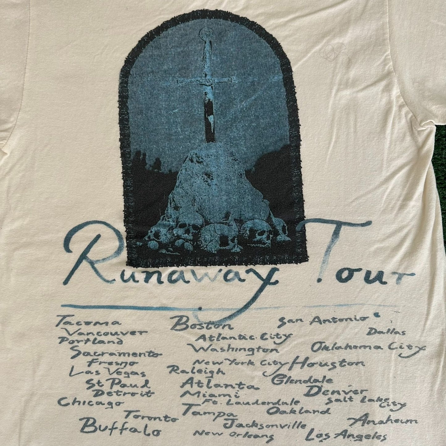 Post Malone Runaway Tour 2018 T-Shirt White S Double Sided Streetwear