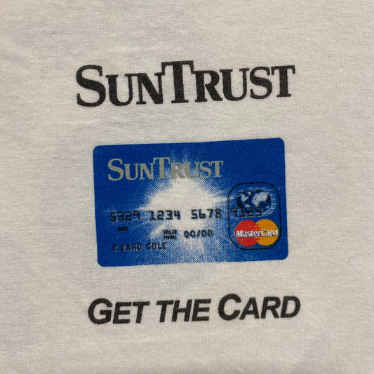 Vintage 90s Baggy Essential SunTrust Bank Card T-Shirt