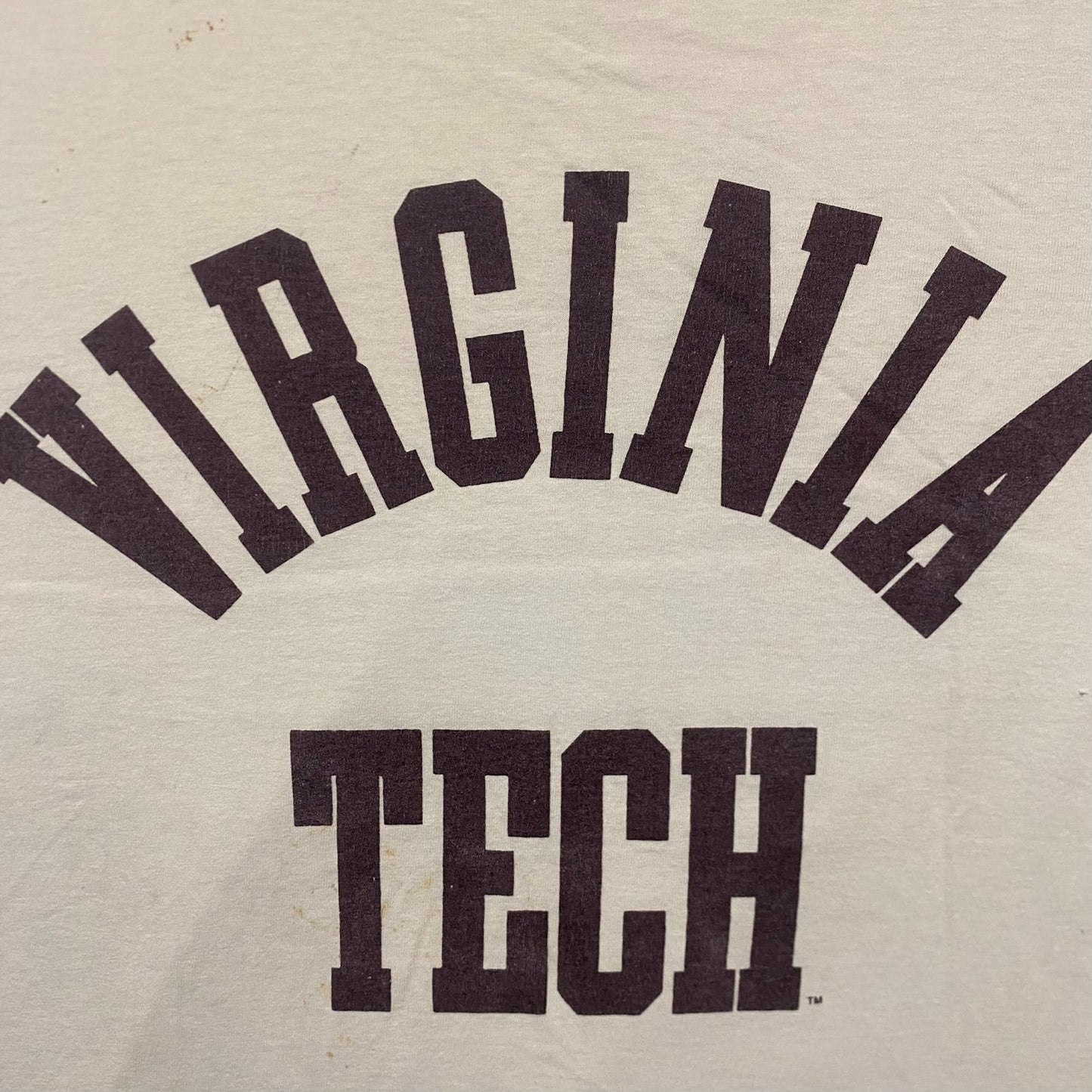 Vintage 90s Virginia Tech Single Stitch College Sports Tee