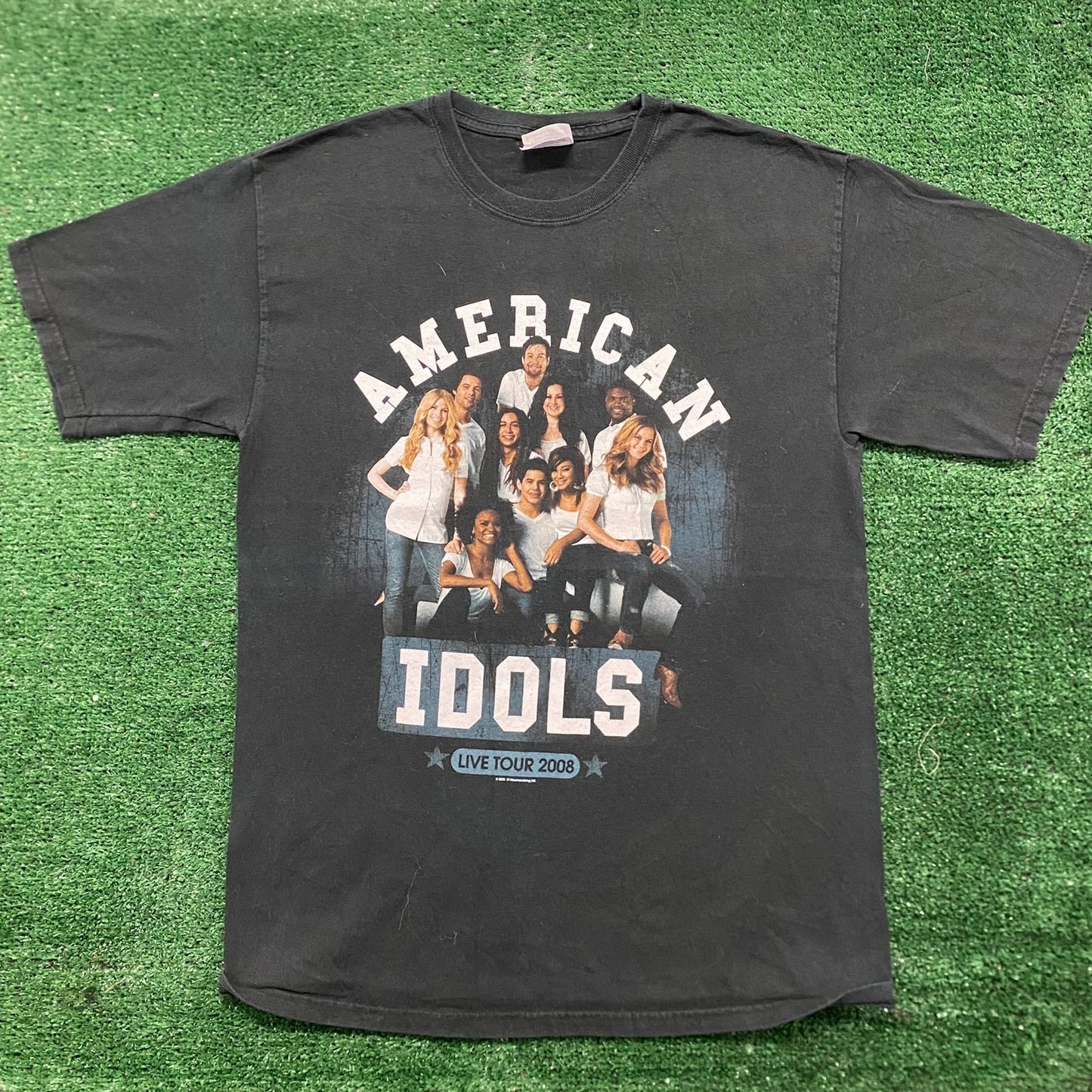 Vintage Y2K American Idol Tour Pop Music Concert Tee