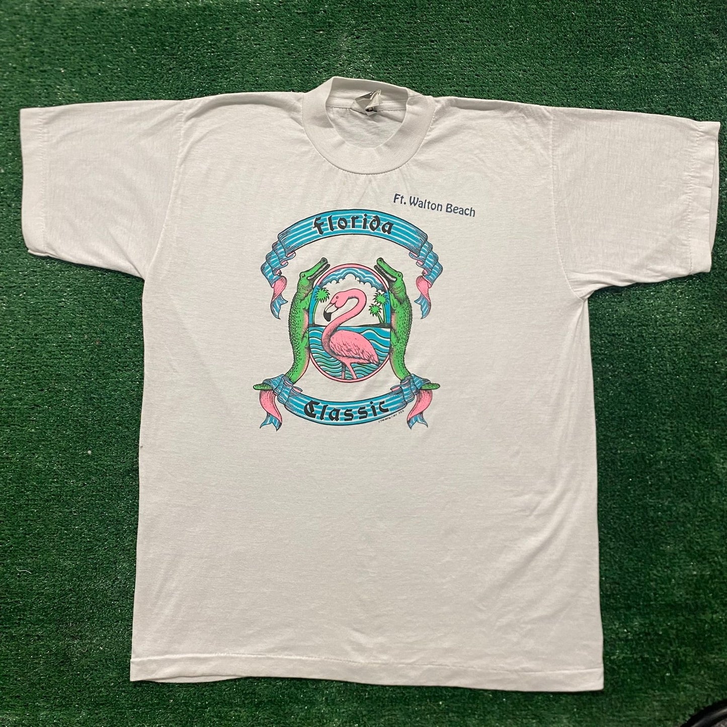 Vintage 80s Florida Classic Single Stitch Animal Tourist Tee