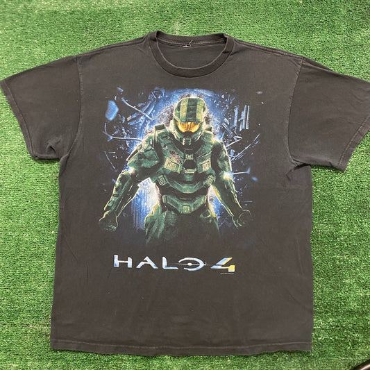 Vintage Y2K Halo 4 Master Chief Essential XBOX Gaming Tee