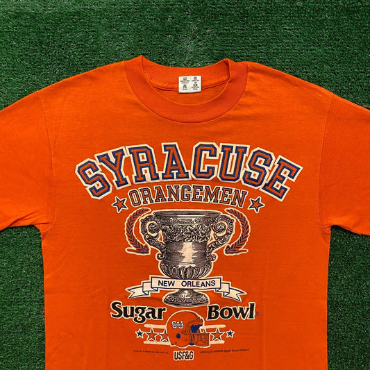 Syracuse University Vintage 80s College Sports T-Shirt