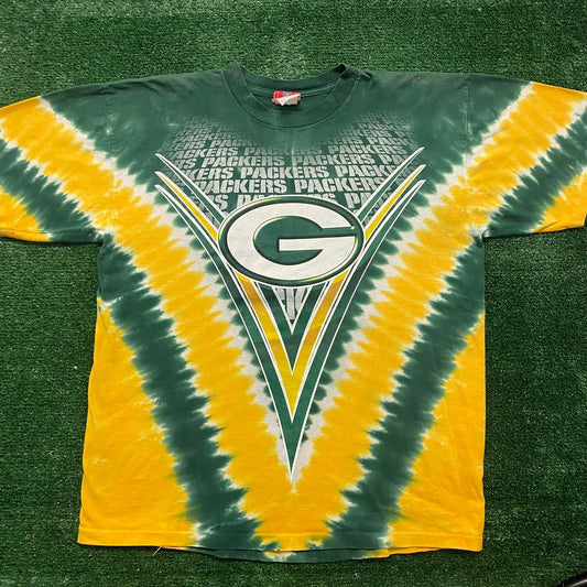 Vintage 90s Packers Football Single Stitch NFL Sports Tee