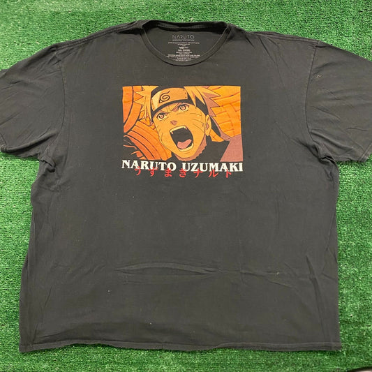 Vintage Y2K Essential Naruto Shippuden Anime T-Shirt