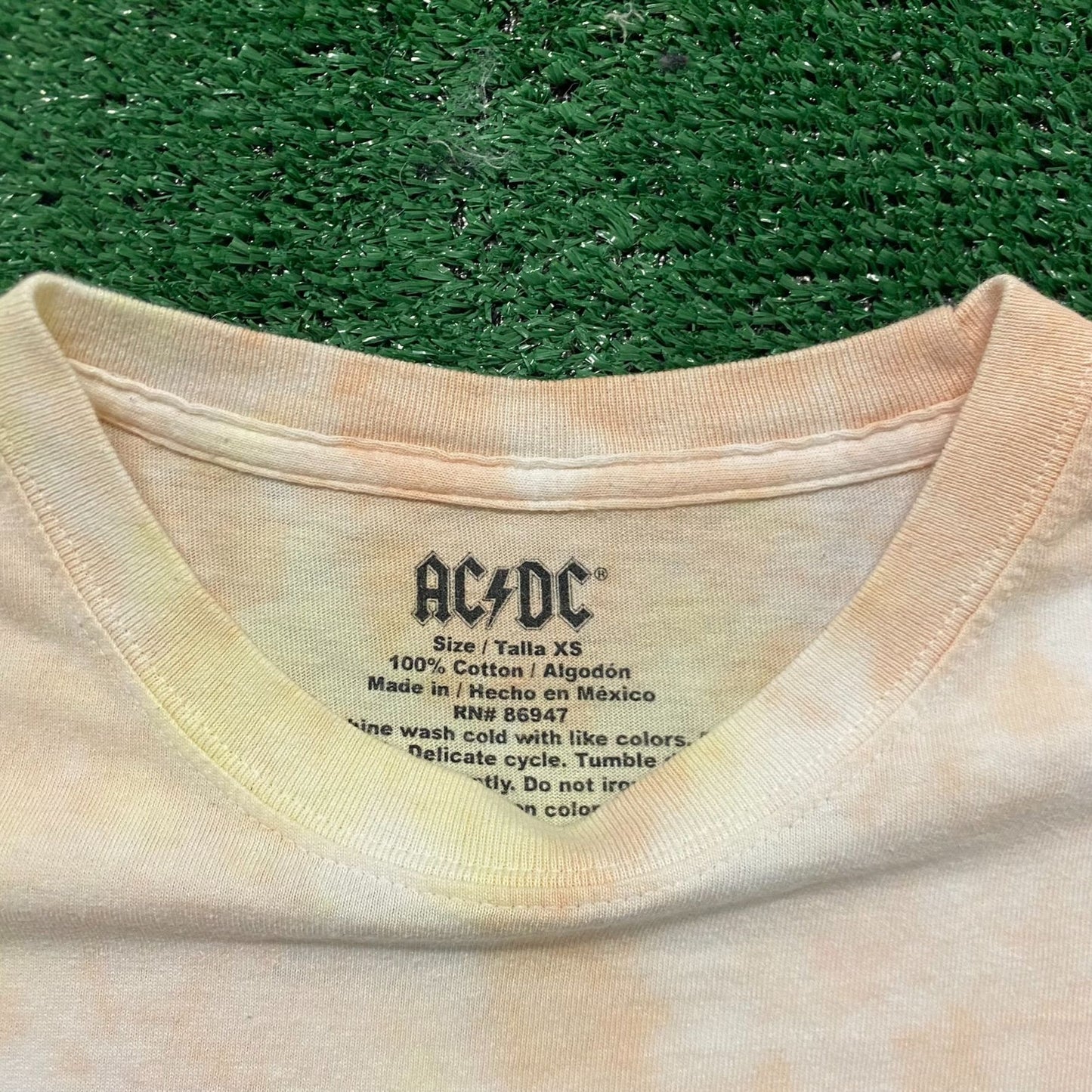 AC/DC High Voltage Pastel Vintage Rock Band T-Shirt