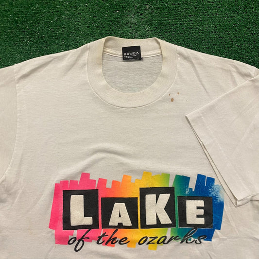 Lake of the Ozarks Missouri Vintage 90s Vacation T-Shirt