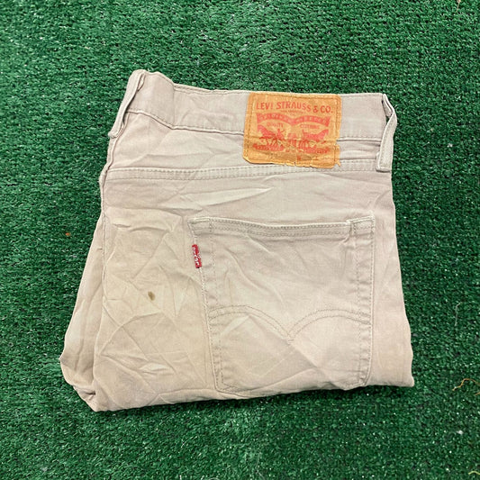 Levi's 512 Slim Taper Fit Vintage Khakis Chinos Pants