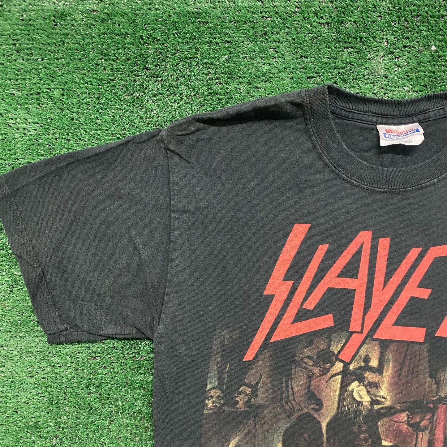 Vintage Y2K Slayer Metal Band Shirt Reign in Blood Tour Tee