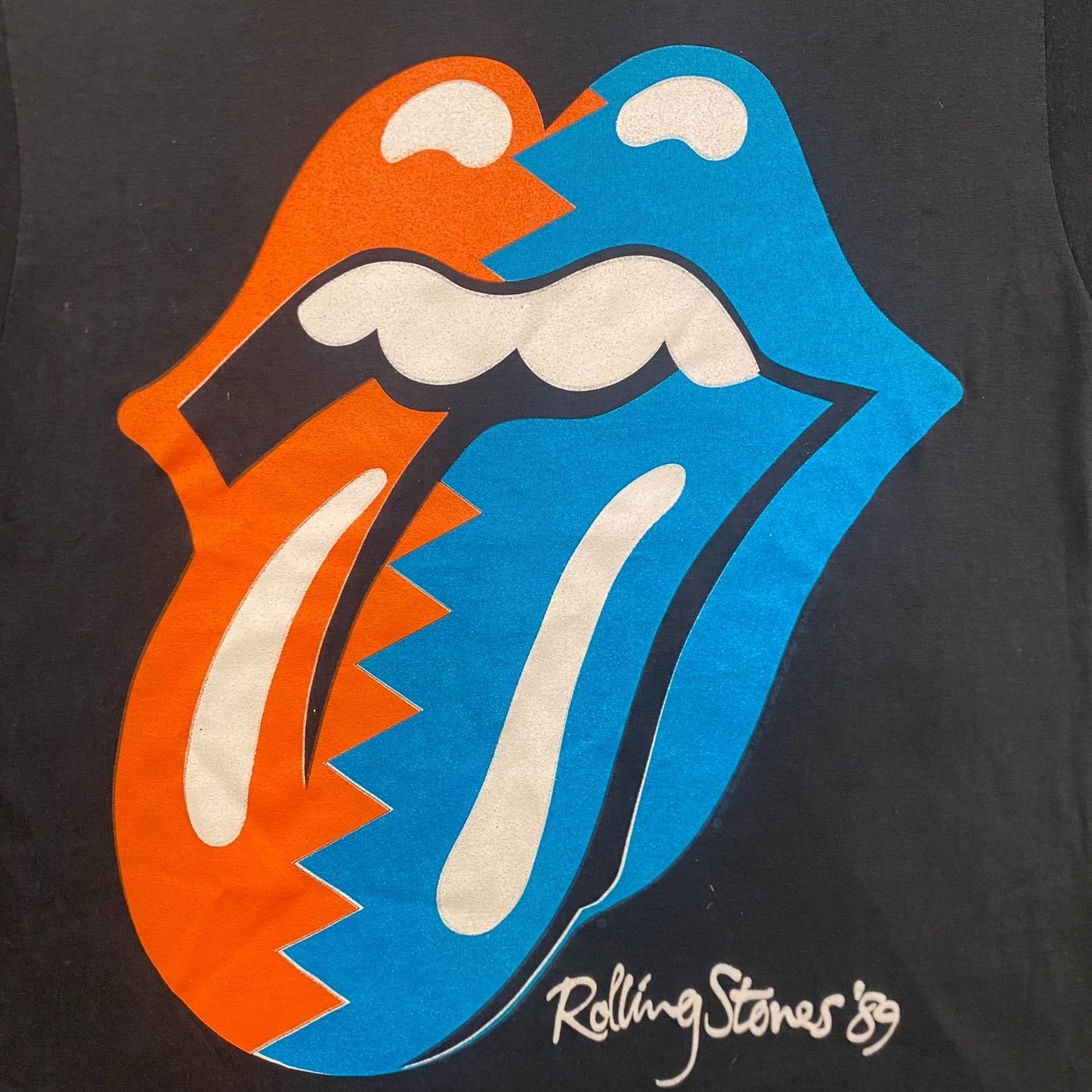 Vintage 80s Rolling Stones Tour Single Stitch Rock Band Tee