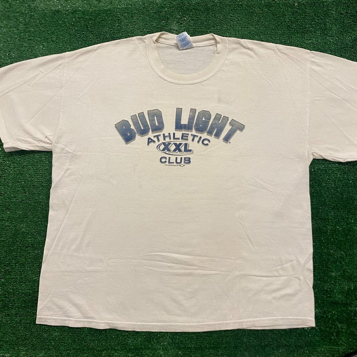 Bud Light Athletic Club Vintage 90s Beer T-Shirt