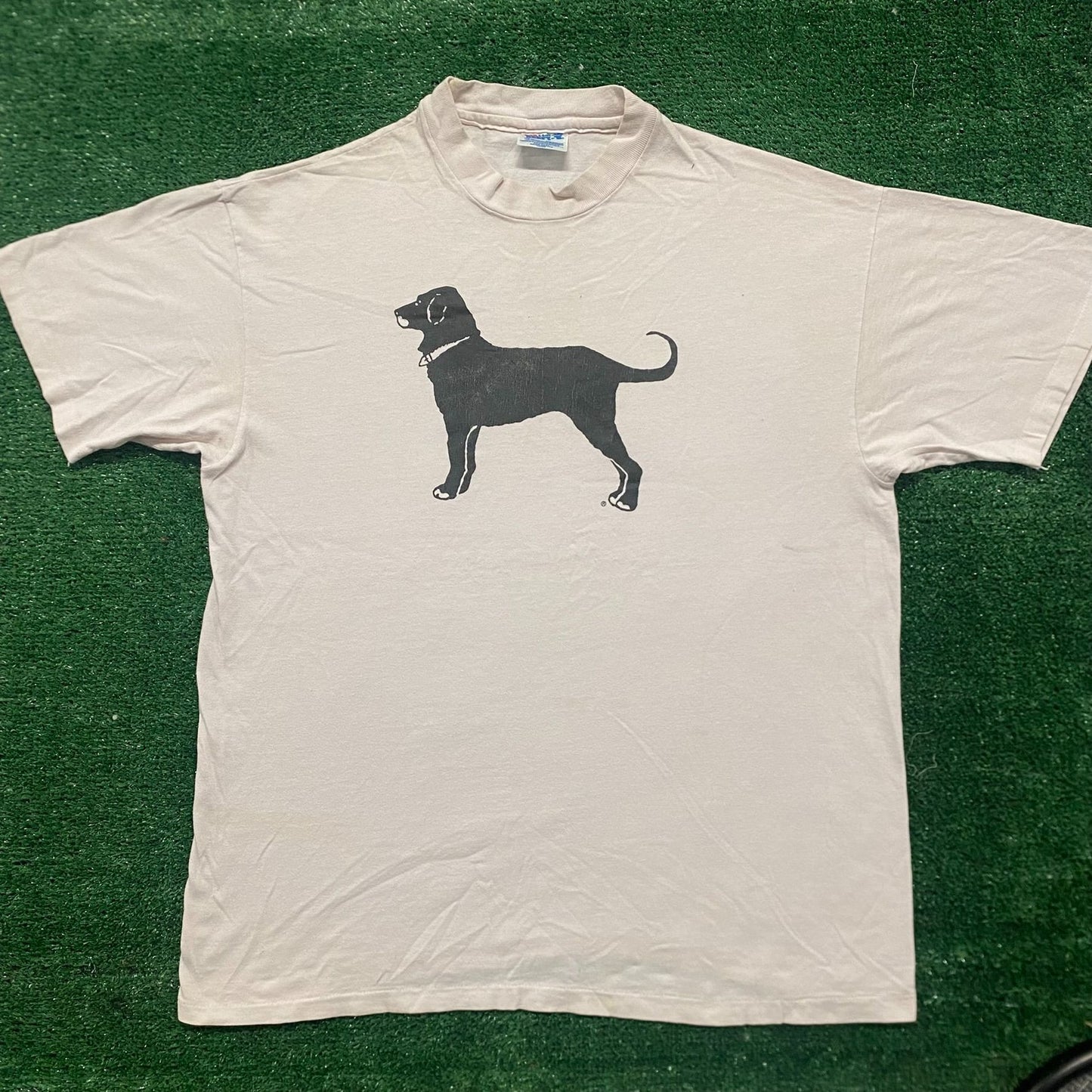 Vintage 90s Black Dog Martha's Vineyard Preppy Tourist Tee