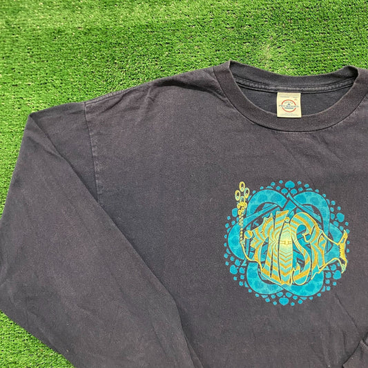 Vintage Y2K Phish Sun Faded Baggy Psychedelic Band T-Shirt