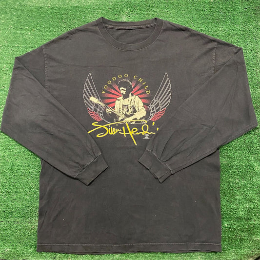 Vintage Y2K Essential Jimi Hendrix Voodoo Rock Band T-Shirt